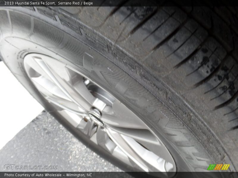 Serrano Red / Beige 2013 Hyundai Santa Fe Sport