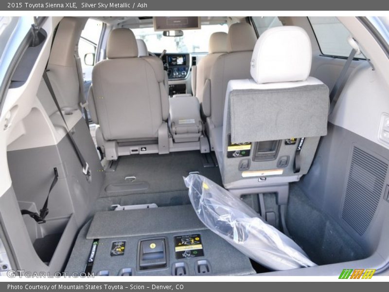 Silver Sky Metallic / Ash 2015 Toyota Sienna XLE