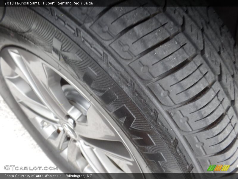 Serrano Red / Beige 2013 Hyundai Santa Fe Sport