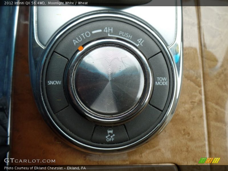 Moonlight White / Wheat 2012 Infiniti QX 56 4WD