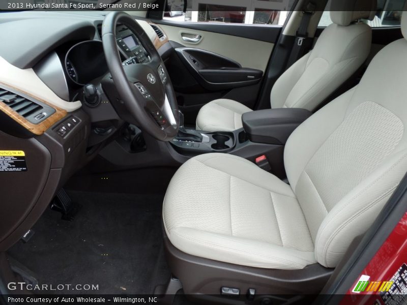 Serrano Red / Beige 2013 Hyundai Santa Fe Sport