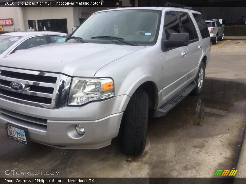 Ingot Silver Metallic / Stone 2010 Ford Expedition XLT