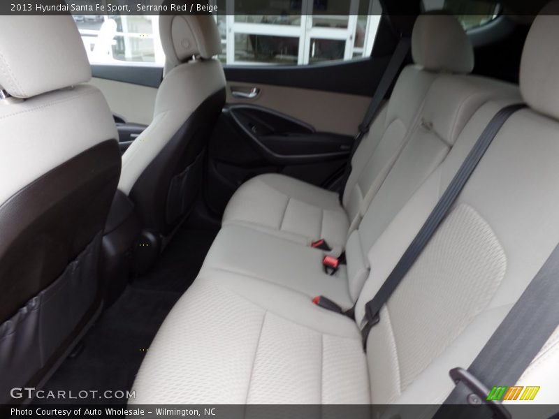 Serrano Red / Beige 2013 Hyundai Santa Fe Sport