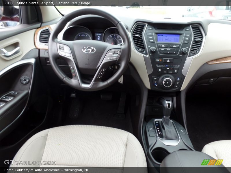 Serrano Red / Beige 2013 Hyundai Santa Fe Sport