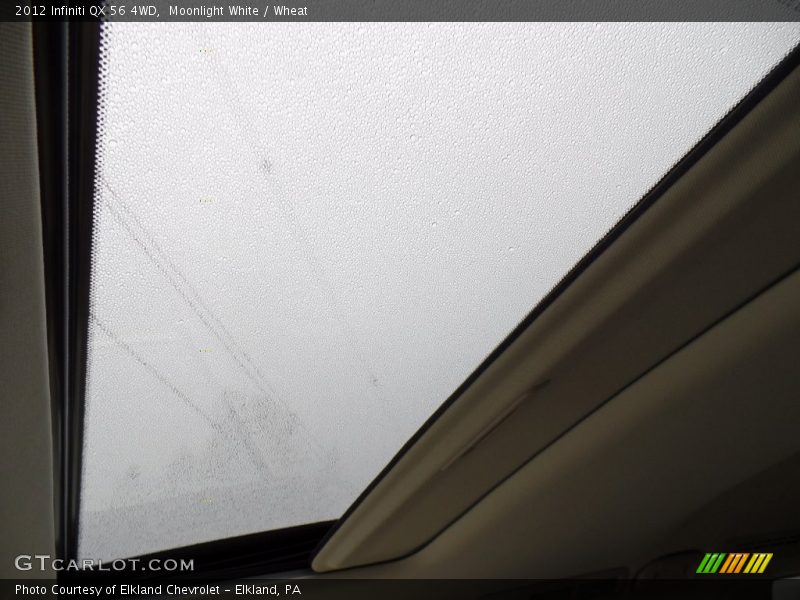 Moonlight White / Wheat 2012 Infiniti QX 56 4WD