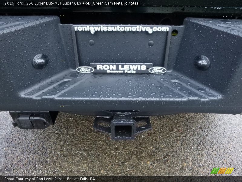 Green Gem Metallic / Steel 2016 Ford F350 Super Duty XLT Super Cab 4x4