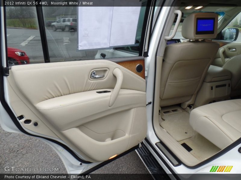 Moonlight White / Wheat 2012 Infiniti QX 56 4WD