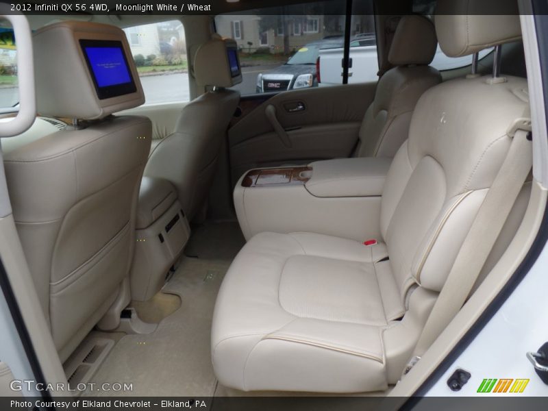 Moonlight White / Wheat 2012 Infiniti QX 56 4WD