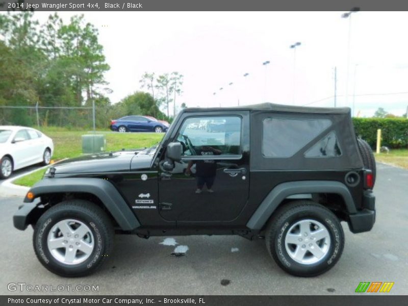 Black / Black 2014 Jeep Wrangler Sport 4x4