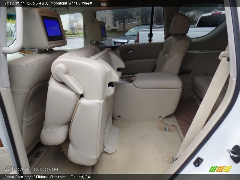 Moonlight White / Wheat 2012 Infiniti QX 56 4WD
