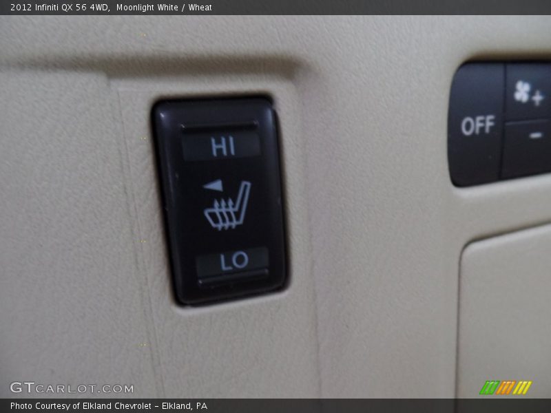 Moonlight White / Wheat 2012 Infiniti QX 56 4WD