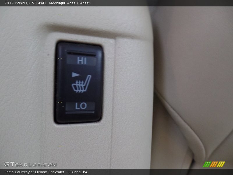 Moonlight White / Wheat 2012 Infiniti QX 56 4WD