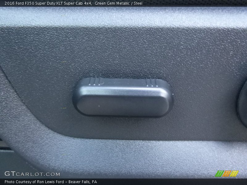 Green Gem Metallic / Steel 2016 Ford F350 Super Duty XLT Super Cab 4x4