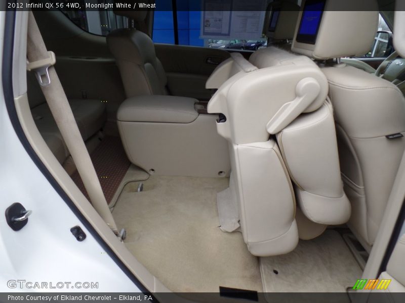 Moonlight White / Wheat 2012 Infiniti QX 56 4WD