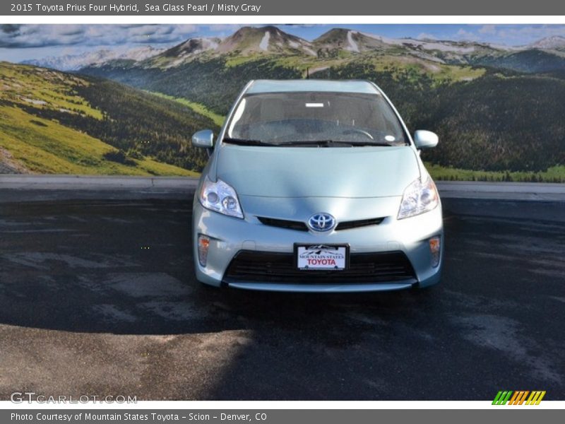 Sea Glass Pearl / Misty Gray 2015 Toyota Prius Four Hybrid