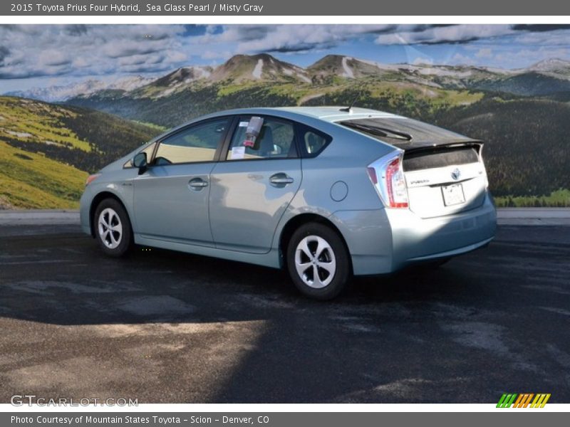 Sea Glass Pearl / Misty Gray 2015 Toyota Prius Four Hybrid