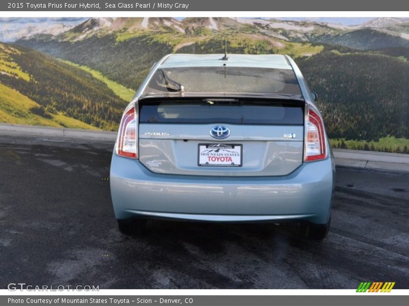 Sea Glass Pearl / Misty Gray 2015 Toyota Prius Four Hybrid