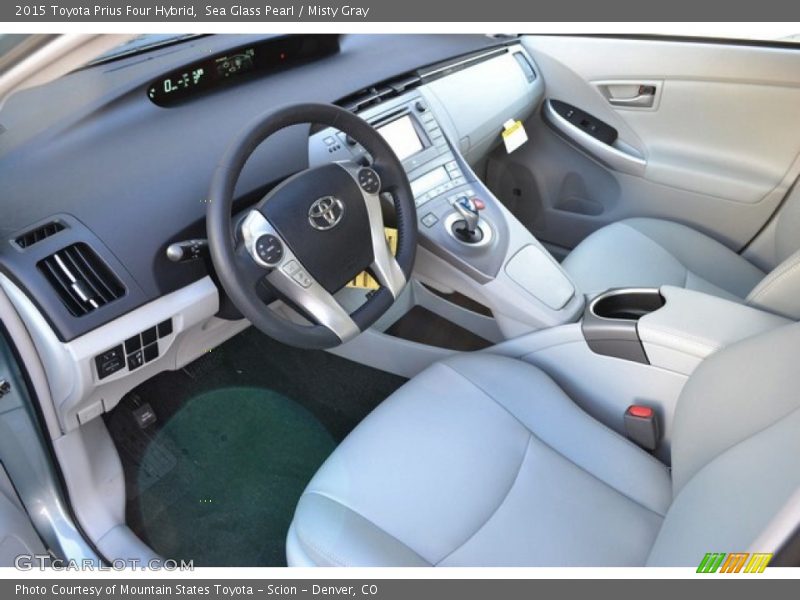Sea Glass Pearl / Misty Gray 2015 Toyota Prius Four Hybrid