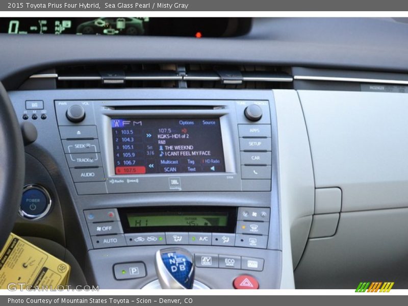 Sea Glass Pearl / Misty Gray 2015 Toyota Prius Four Hybrid
