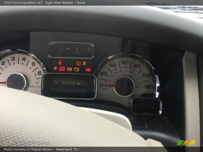 Ingot Silver Metallic / Stone 2010 Ford Expedition XLT