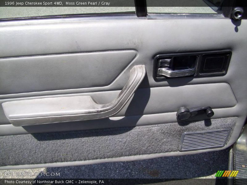 Moss Green Pearl / Gray 1996 Jeep Cherokee Sport 4WD