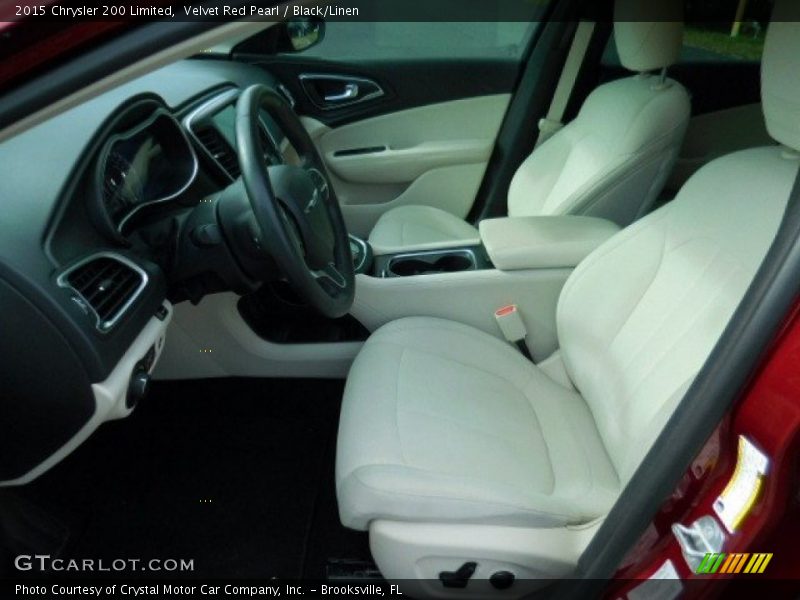 Velvet Red Pearl / Black/Linen 2015 Chrysler 200 Limited