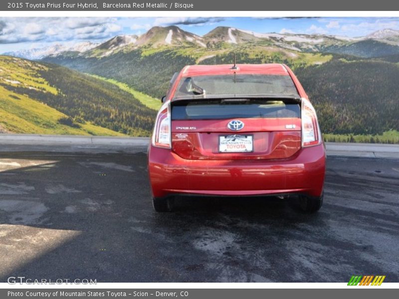 Barcelona Red Metallic / Bisque 2015 Toyota Prius Four Hybrid