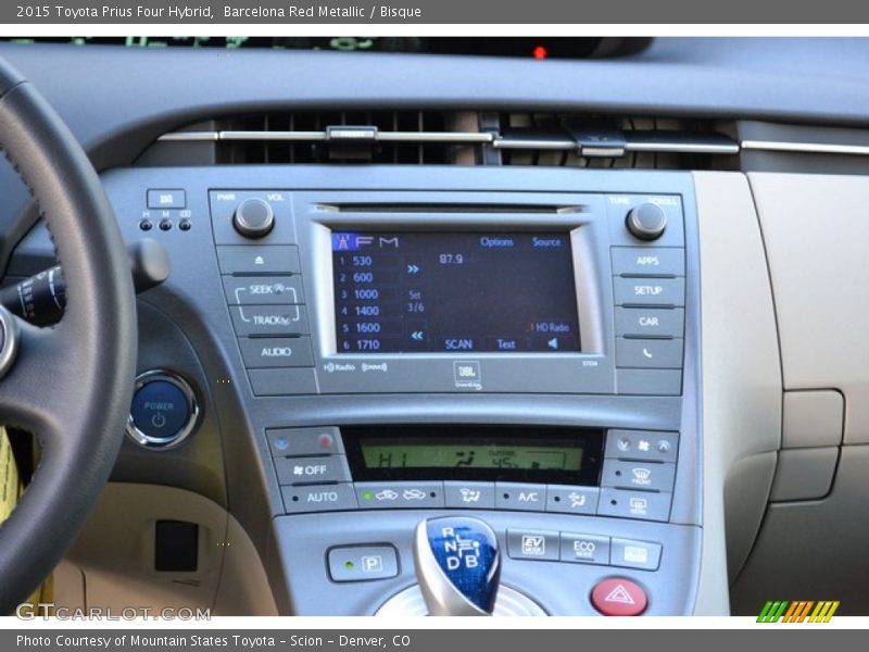 Barcelona Red Metallic / Bisque 2015 Toyota Prius Four Hybrid