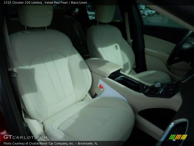 Velvet Red Pearl / Black/Linen 2015 Chrysler 200 Limited
