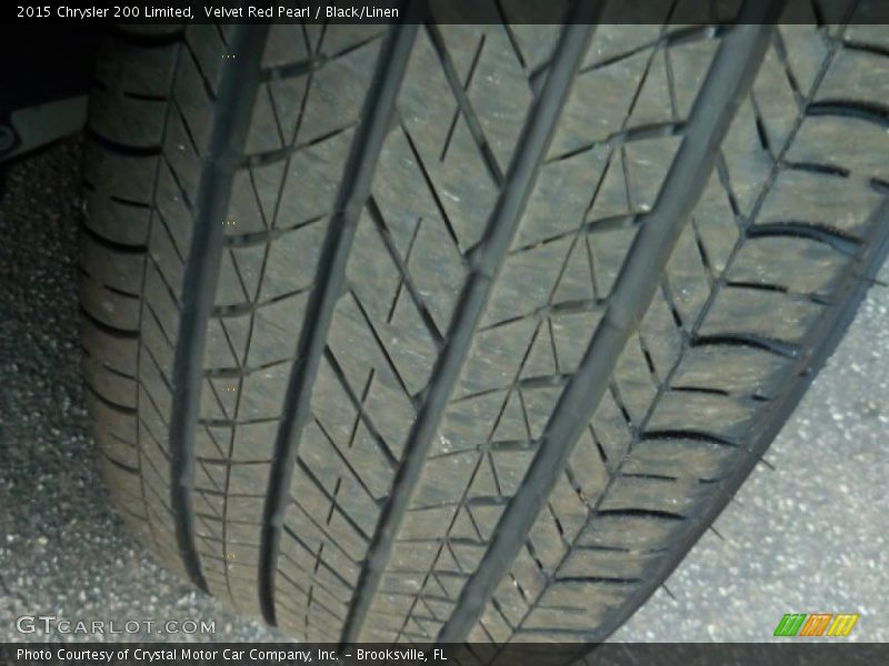 Velvet Red Pearl / Black/Linen 2015 Chrysler 200 Limited