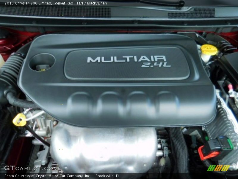 Velvet Red Pearl / Black/Linen 2015 Chrysler 200 Limited