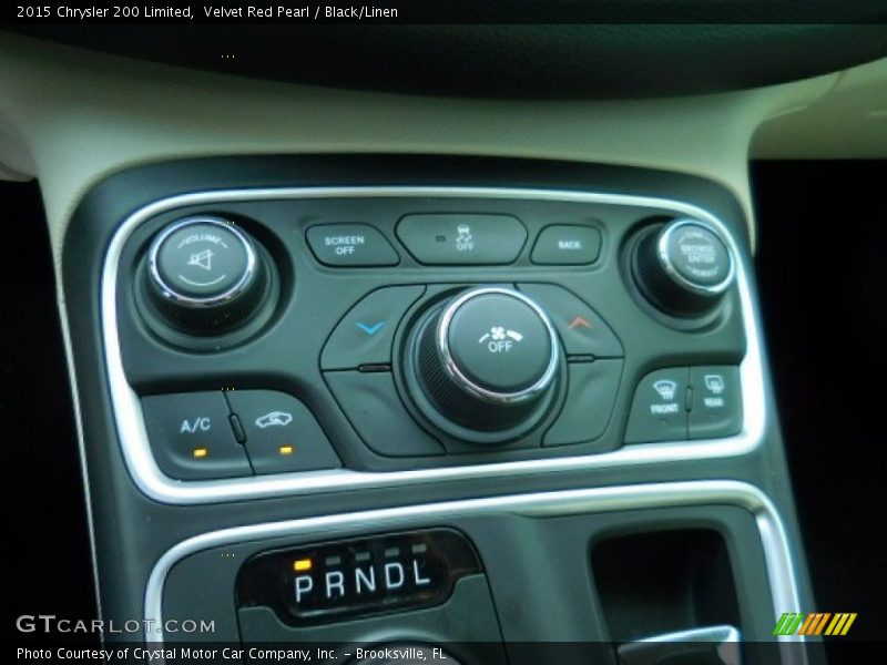 Velvet Red Pearl / Black/Linen 2015 Chrysler 200 Limited