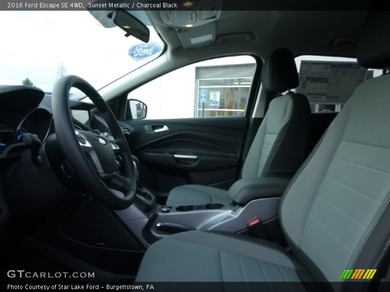 Sunset Metallic / Charcoal Black 2016 Ford Escape SE 4WD
