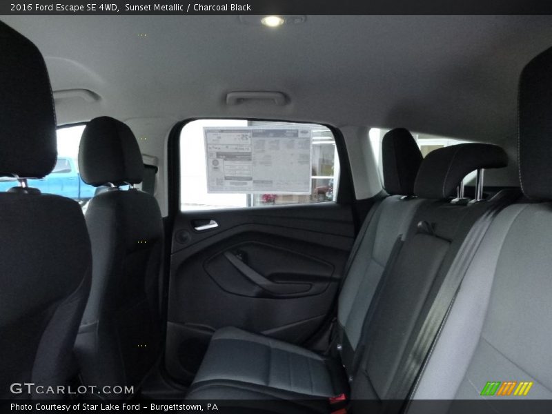 Sunset Metallic / Charcoal Black 2016 Ford Escape SE 4WD