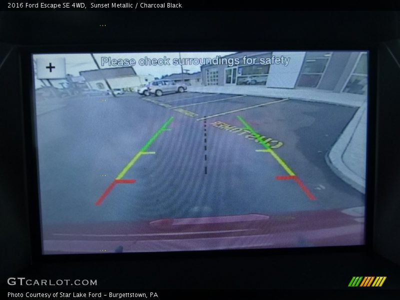 Sunset Metallic / Charcoal Black 2016 Ford Escape SE 4WD