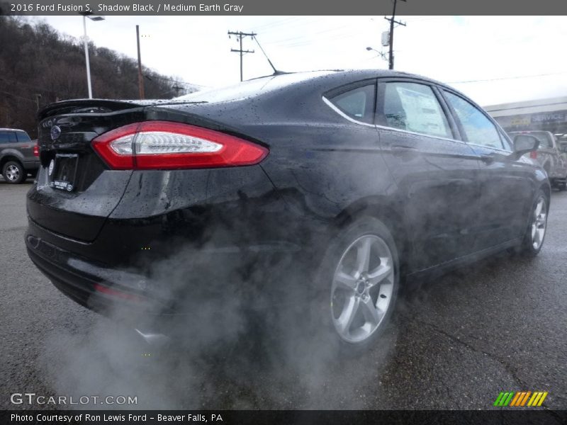 Shadow Black / Medium Earth Gray 2016 Ford Fusion S