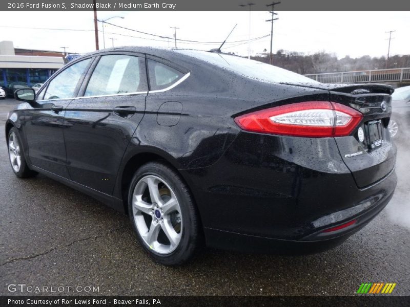 Shadow Black / Medium Earth Gray 2016 Ford Fusion S