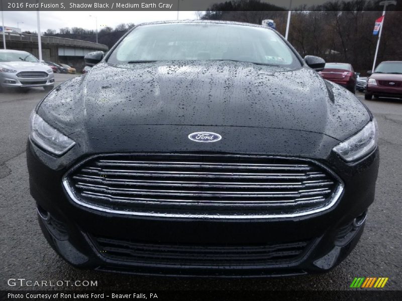 Shadow Black / Medium Earth Gray 2016 Ford Fusion S