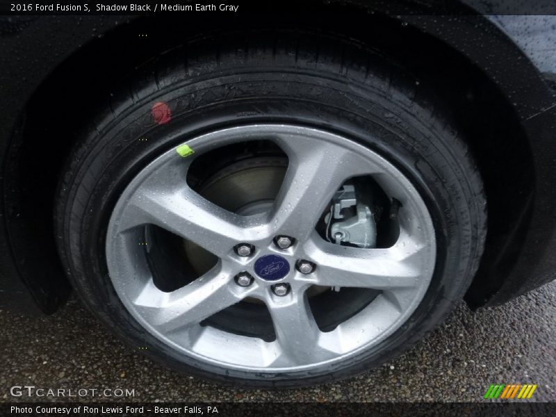 Shadow Black / Medium Earth Gray 2016 Ford Fusion S