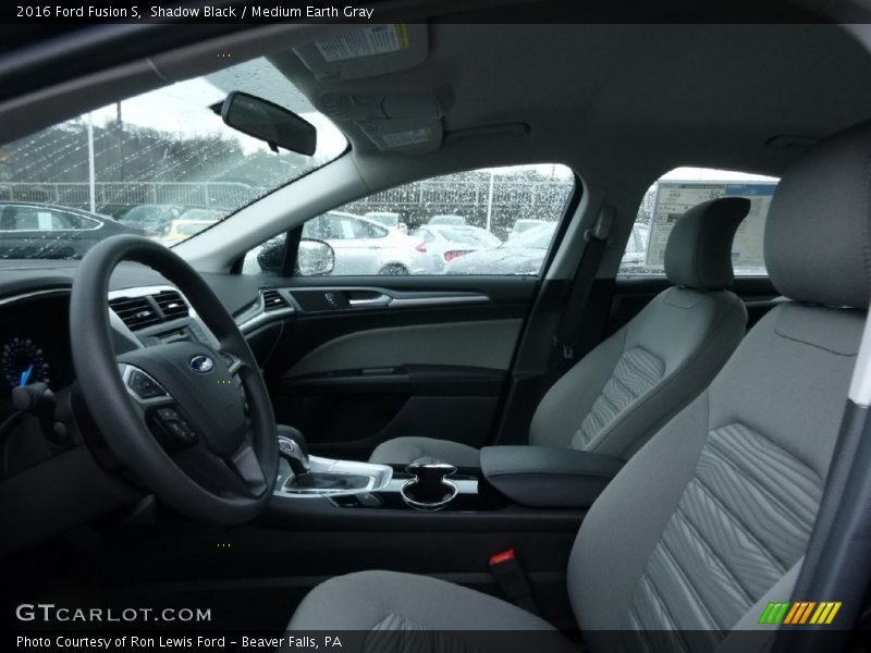 Shadow Black / Medium Earth Gray 2016 Ford Fusion S