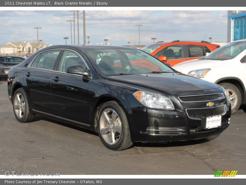 Black Granite Metallic / Ebony 2011 Chevrolet Malibu LT