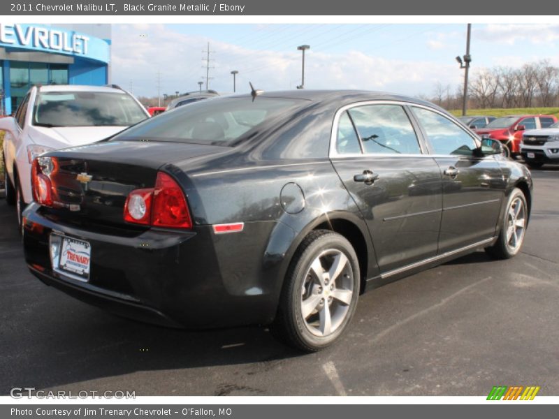 Black Granite Metallic / Ebony 2011 Chevrolet Malibu LT