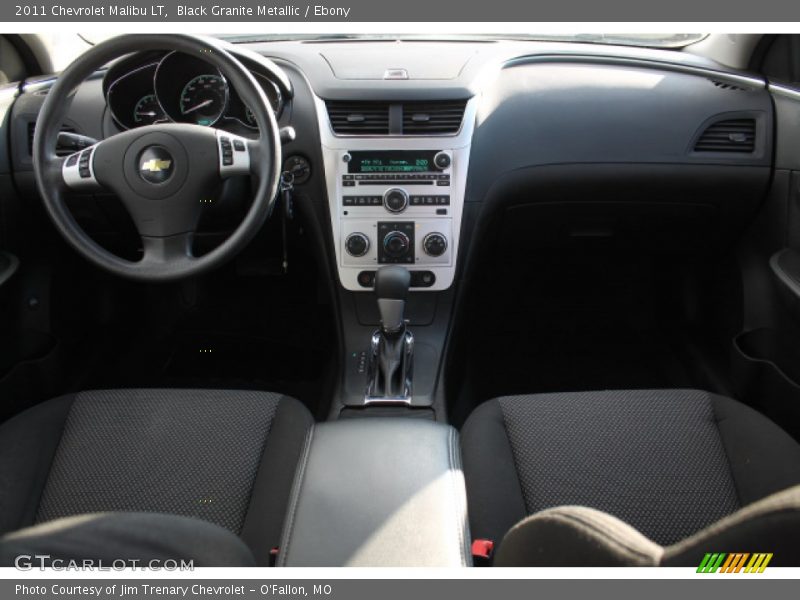 Black Granite Metallic / Ebony 2011 Chevrolet Malibu LT