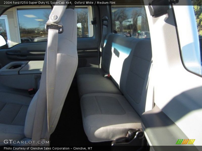 Oxford White / Medium Flint 2004 Ford F250 Super Duty XL SuperCab 4x4