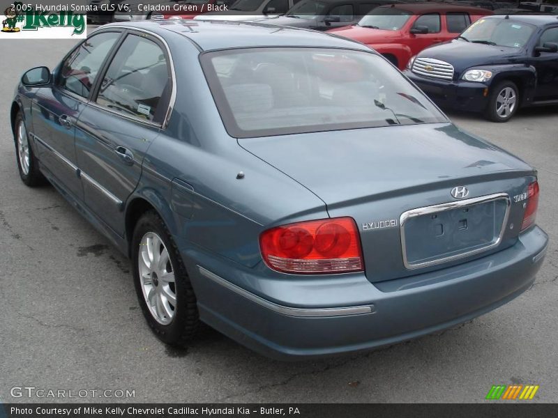 Celadon Green / Black 2005 Hyundai Sonata GLS V6