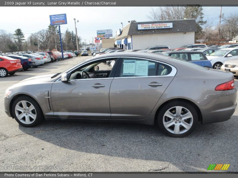 Lunar Grey Metallic / Charcoal/Charcoal 2009 Jaguar XF Luxury