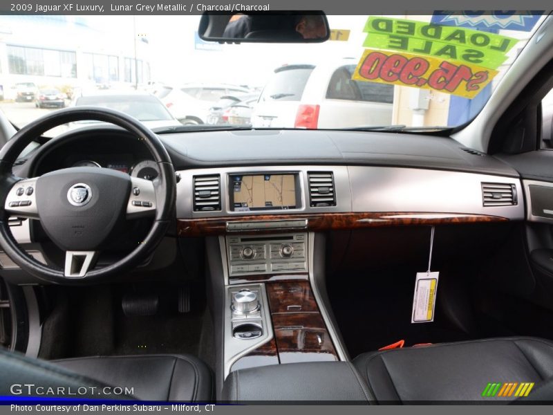 Lunar Grey Metallic / Charcoal/Charcoal 2009 Jaguar XF Luxury