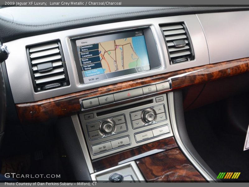 Lunar Grey Metallic / Charcoal/Charcoal 2009 Jaguar XF Luxury