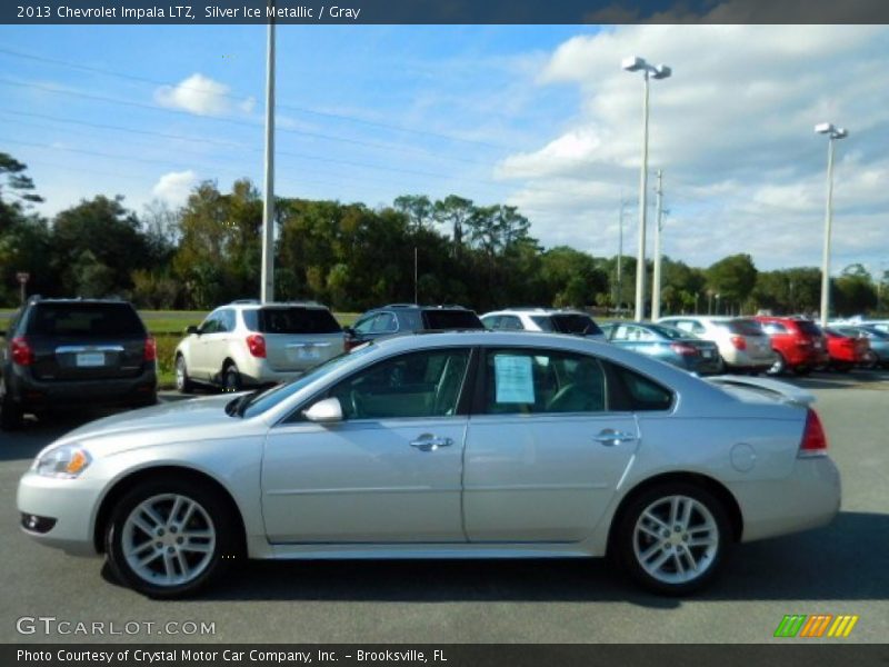 Silver Ice Metallic / Gray 2013 Chevrolet Impala LTZ