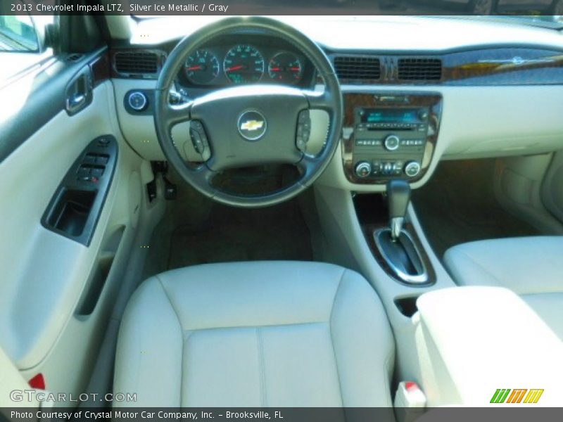 Silver Ice Metallic / Gray 2013 Chevrolet Impala LTZ